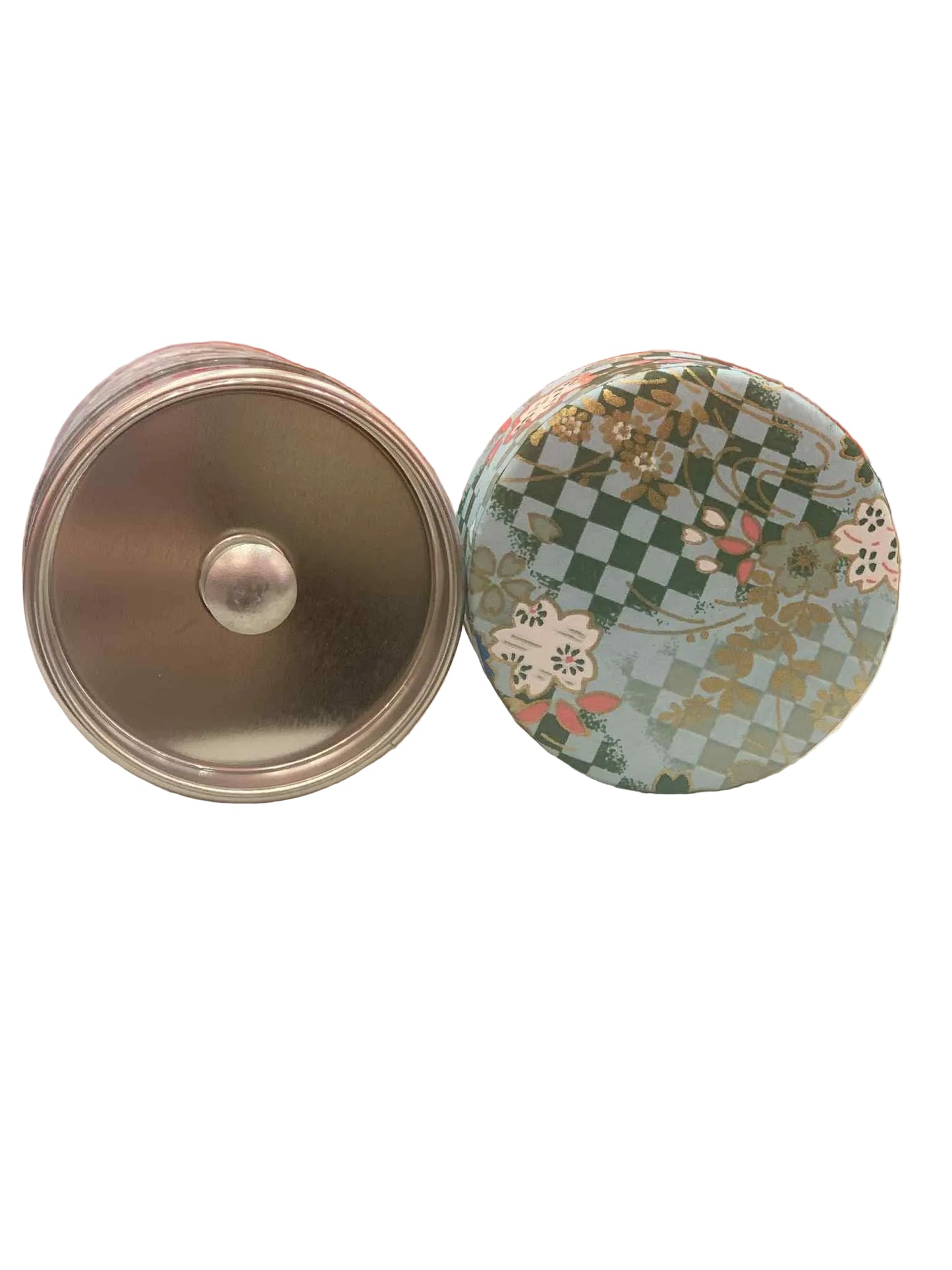 KOTODO Light Blue Caro Sakura Washi Tea Canister 100g