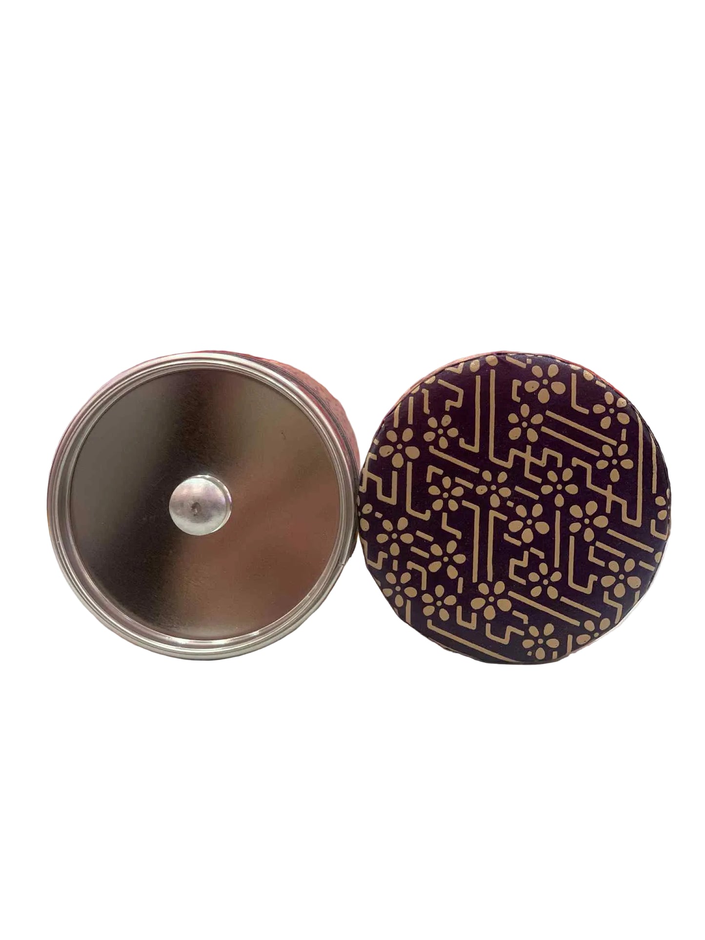 KOTODO Dark Blue Sakura Flowers Washi Tea Canister 200g