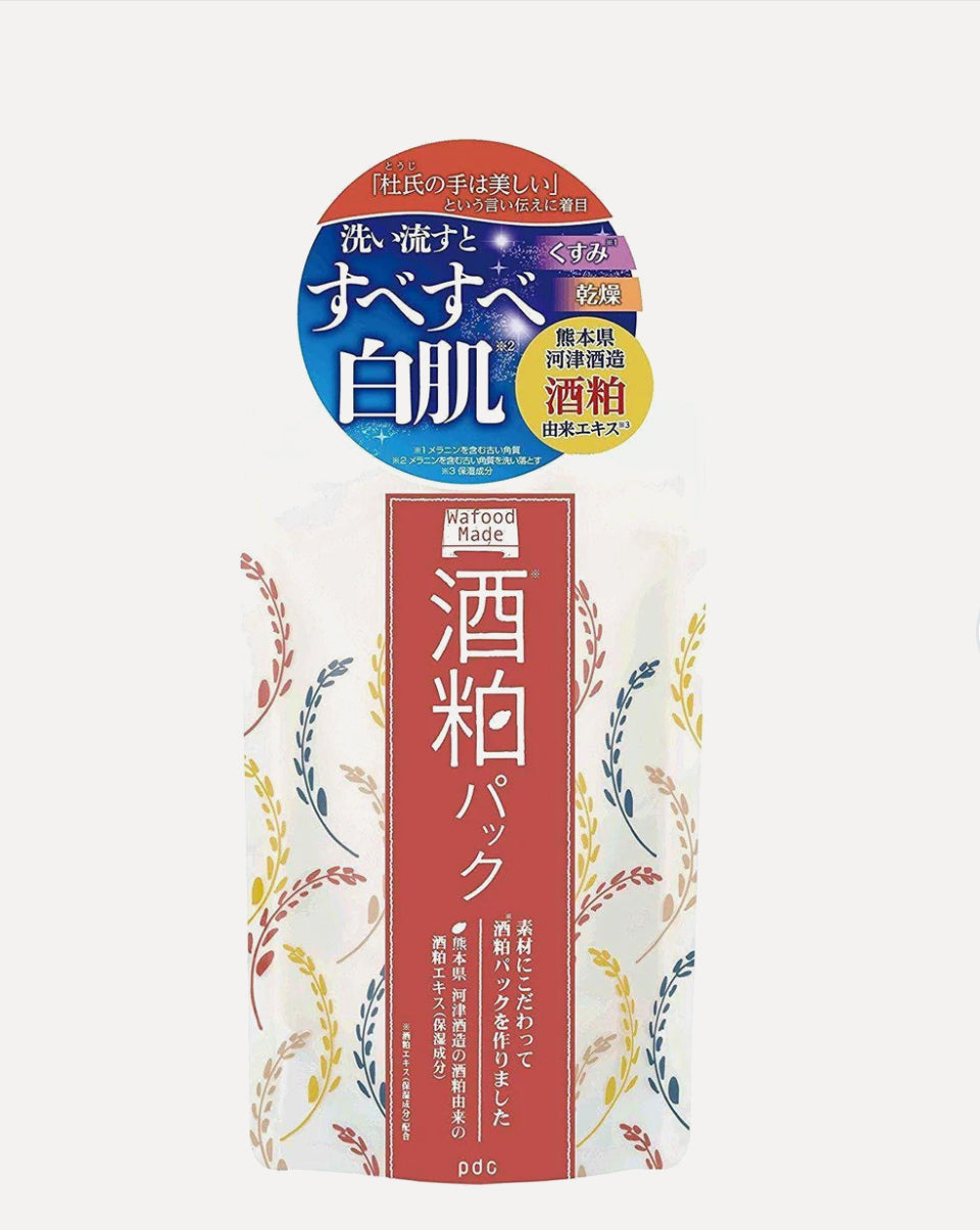 pdc Wafood Made Sake Lees Face Pack 170g