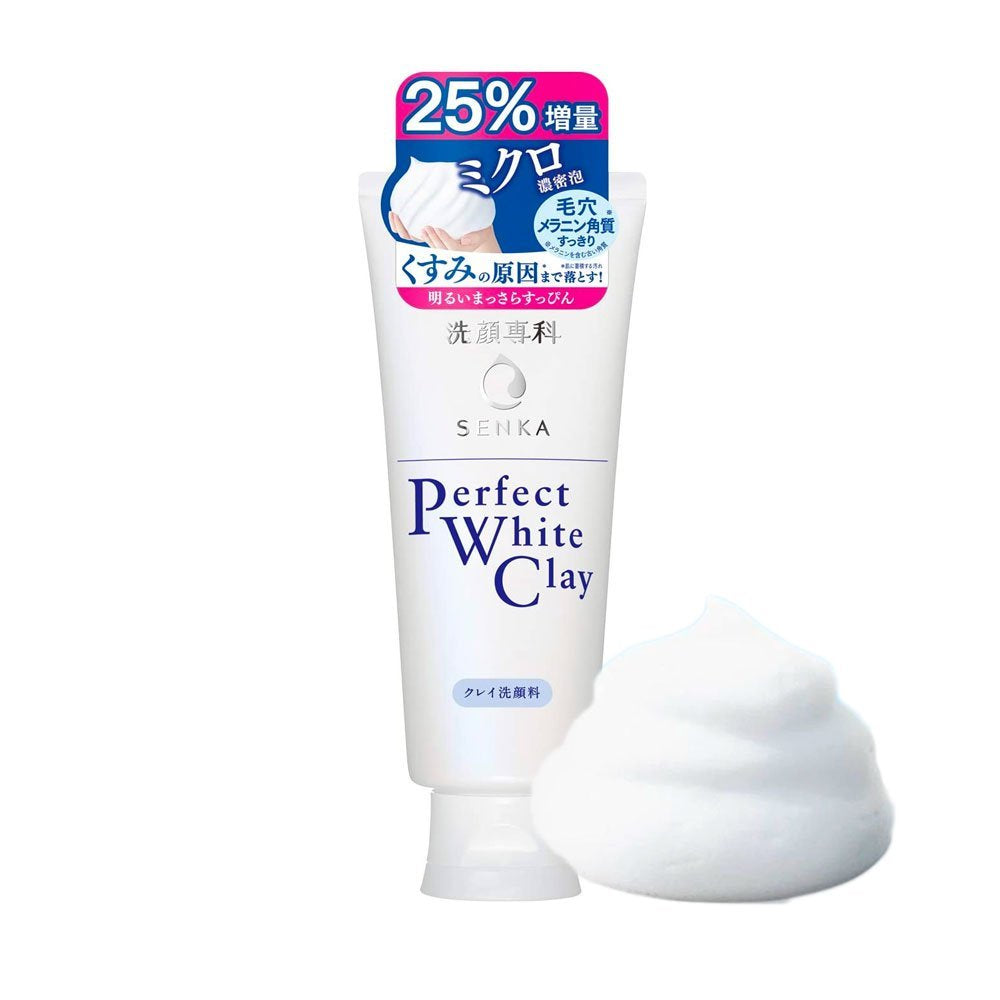 Shiseido Senka Perfect Whip White Clay Pore Cleanser 120g