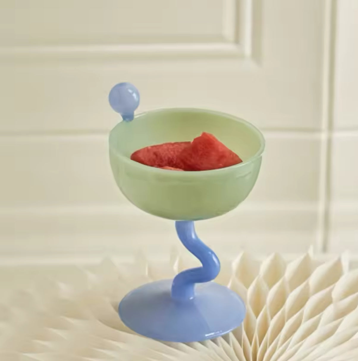 Nordic Style Colour Dessert/Wine Borosilicate Glass