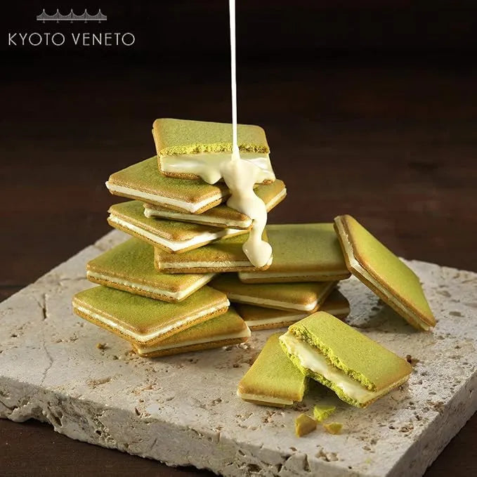 KYOTO VENETO Gracha Matcha Cheese Sandwich Cookies( 9 pieces)