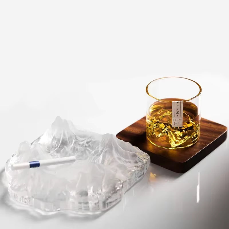 Japanese 3D Mountain Glass
