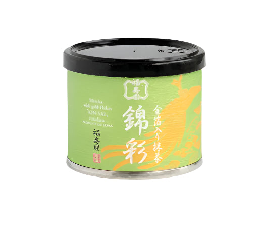 FUKUJUEN Uji KIN-SAI Matcha with Gold Flakes- Light & Clean