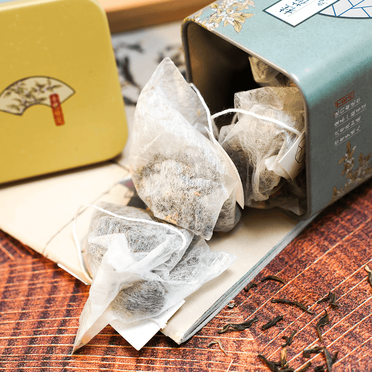 ChaYanYueSe Jiangnan Tea Set ( Peach Oolong & Osmanthus Flower Oolong Tea)