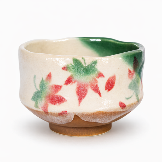 Hatsuichi Small Mino ware Bowl Seasonal Maple Leaves