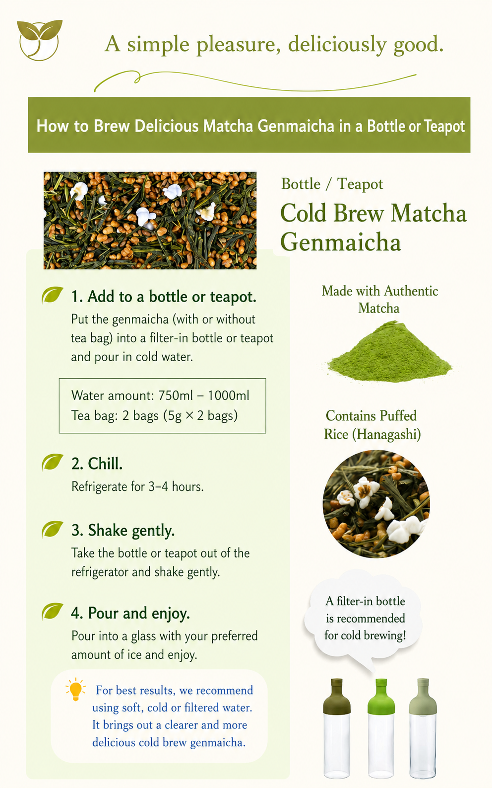 [New] MEICHAEN Genmaicha tea bag with matcha 5g×20P