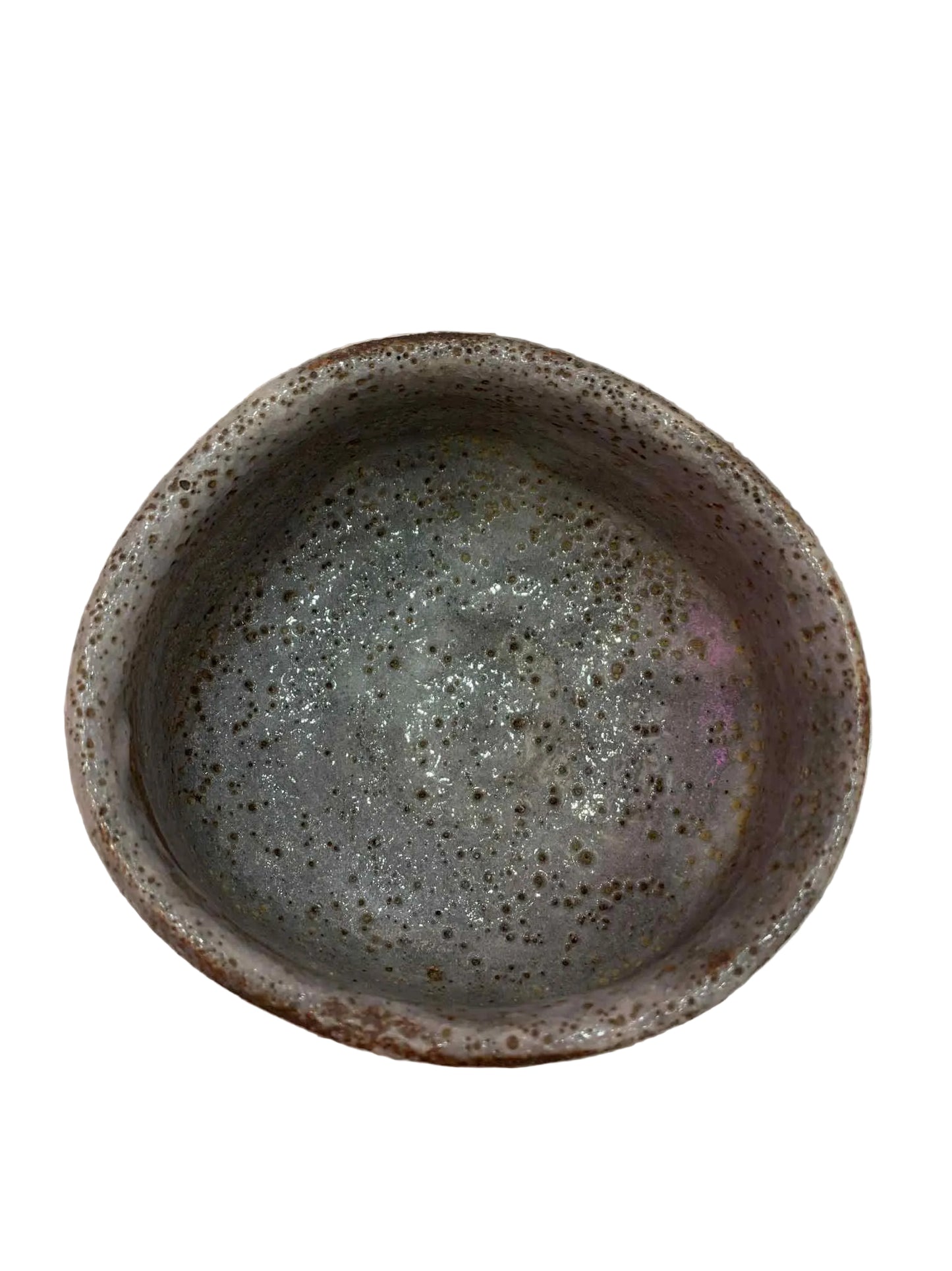 TEA PARTY High Quality Ceramic Tea Bowl-  Grey Natural Scratched