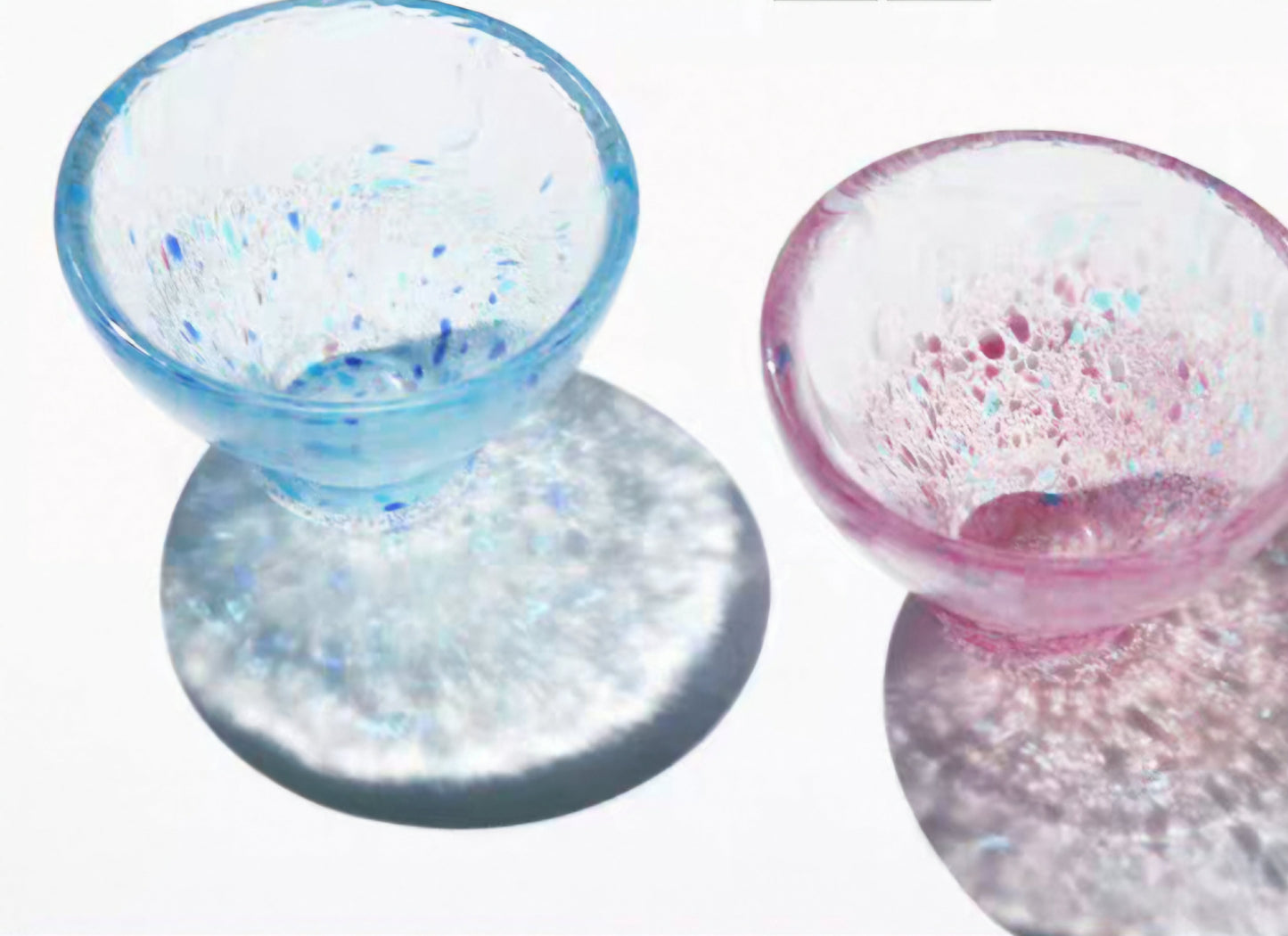 Winter Snow Blue Tea Cup