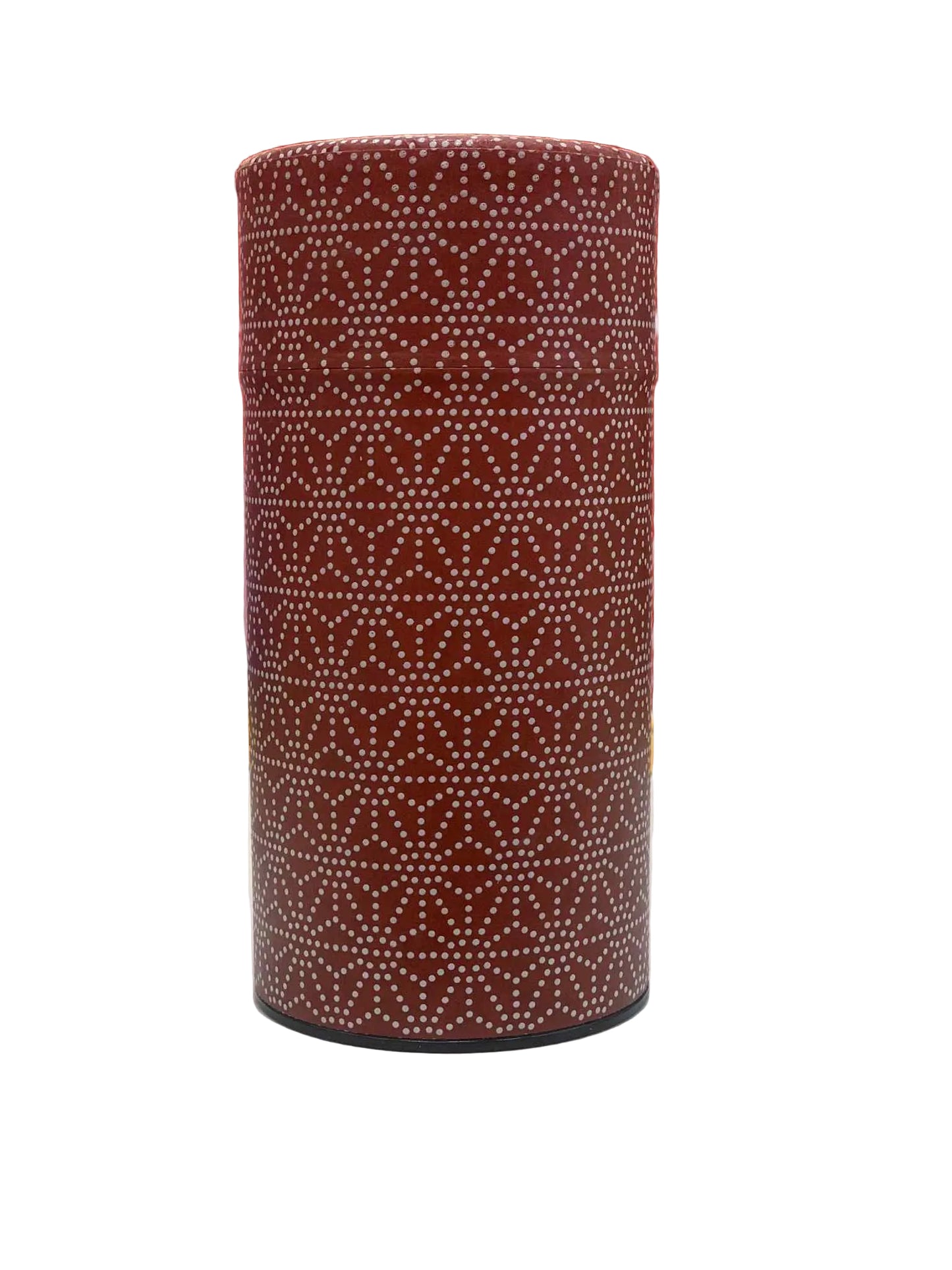 KOTODO Red Dots Flowers Washi Tea Canister 200g