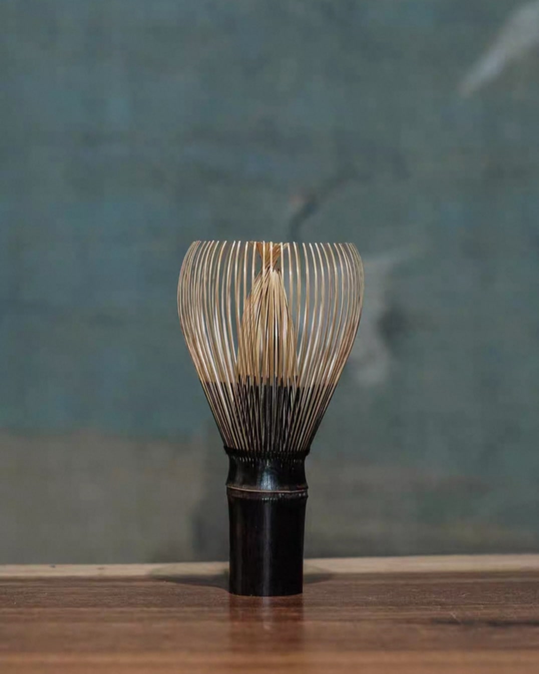 Dark Painted 100 Tips Bamboo Chasen