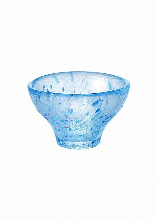 Winter Snow Blue Tea Cup