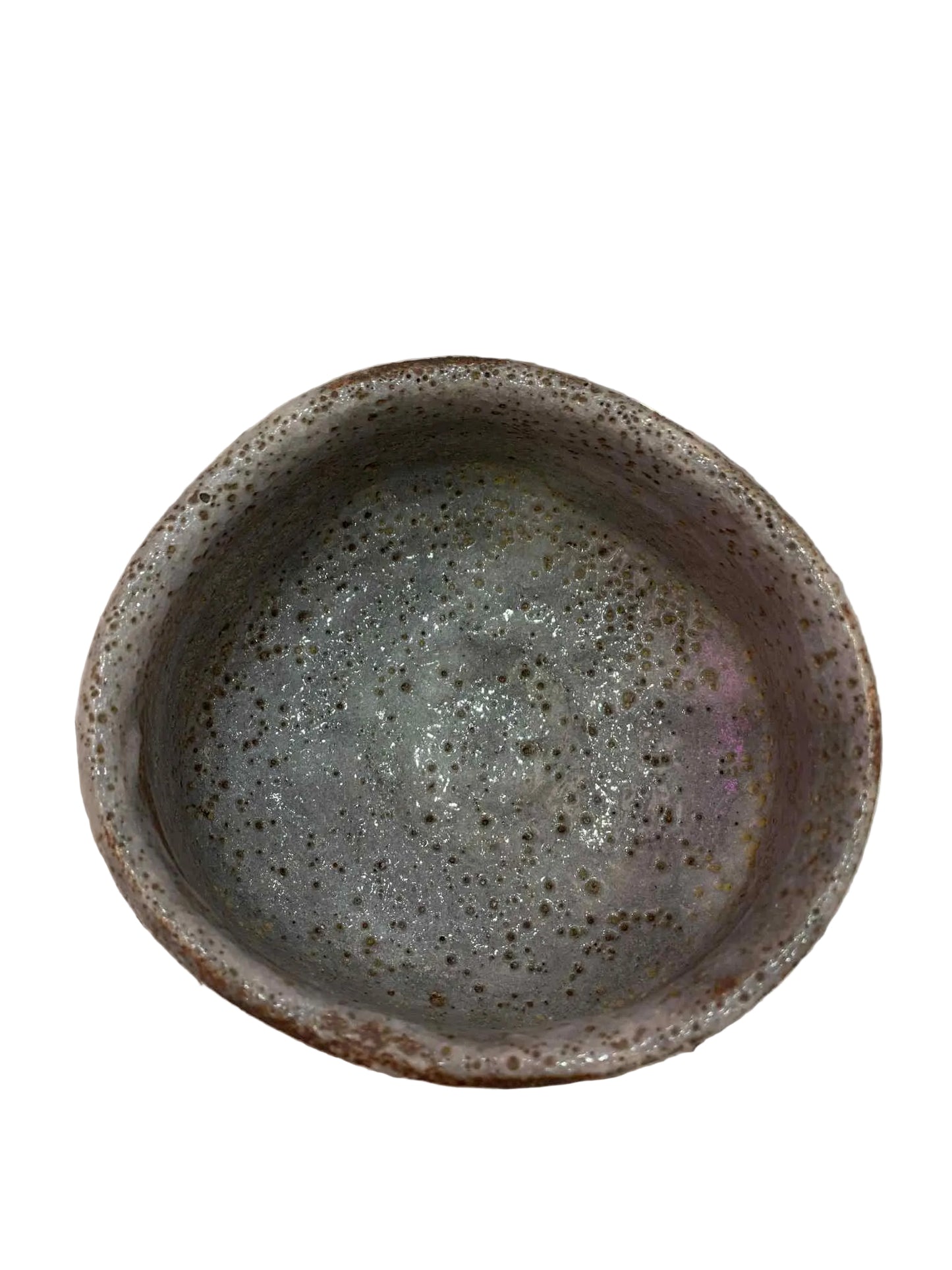 TEA PARTY High Quality Ceramic Tea Bowl-  Grey Natural Scratched