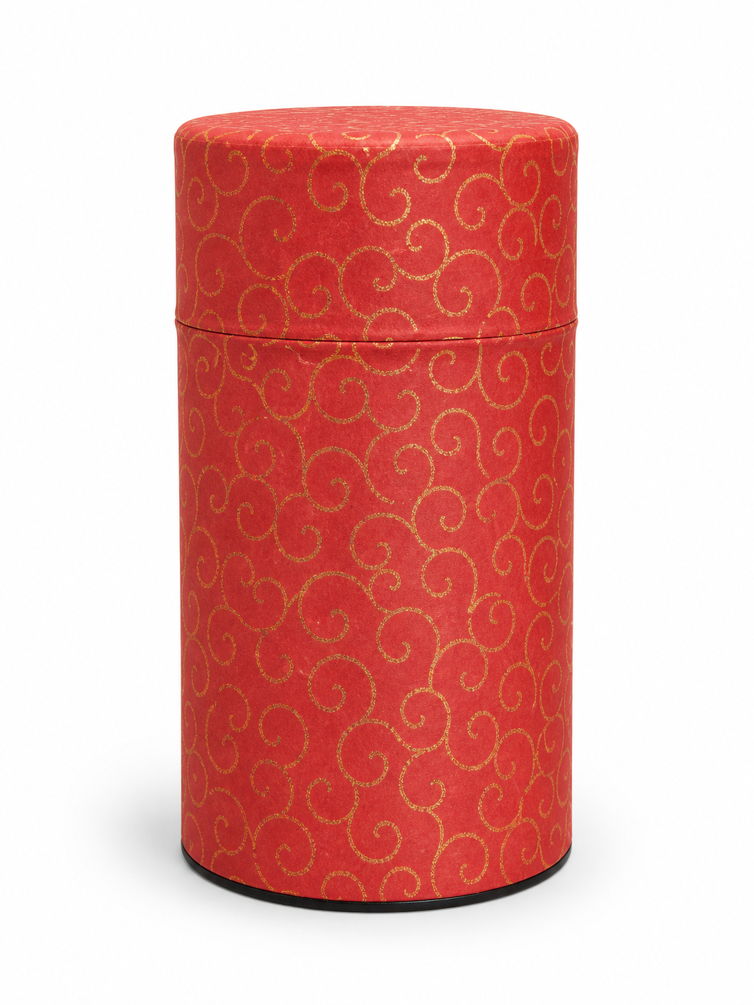 KOTODO Karakusa Crimson Washi Tea Canister 200g