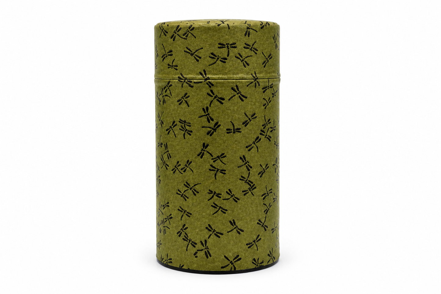KOTODO Green Dragonflies Washi Tea Canister 200g