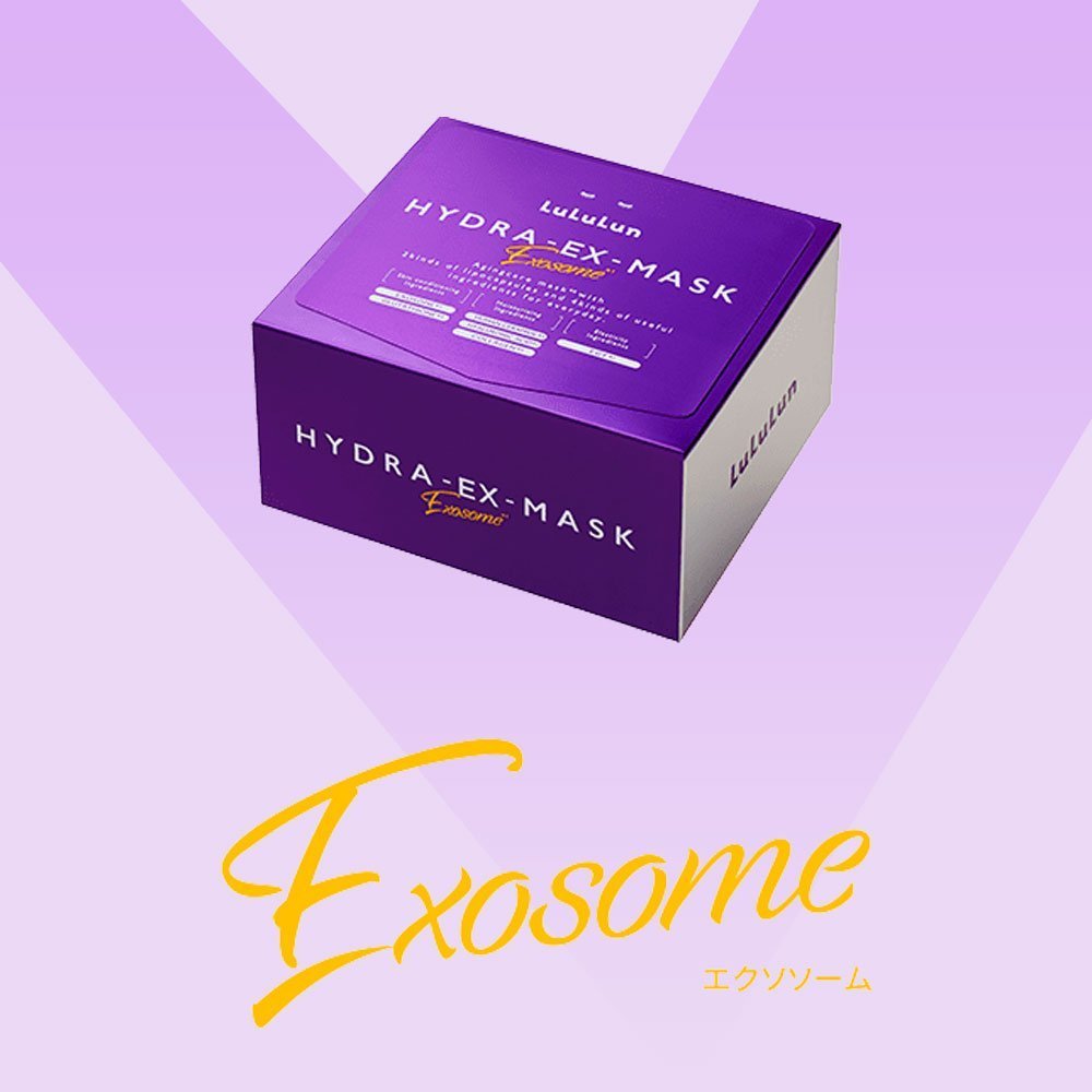 LULULUN Face Mask Hydra EX Mask Exosome Ageing Skin 7 Sheets