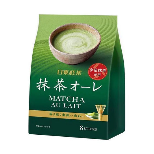Nittoh Royal Milk Tea Matcha au lait  8 sticks