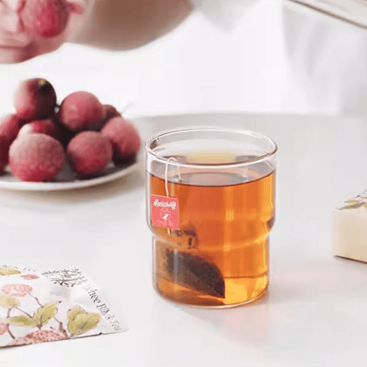 ChaYanYueSe Lychee Oolong Tea & Lychee Black Tea Bags 0.61 oz- 7 Tea Bags