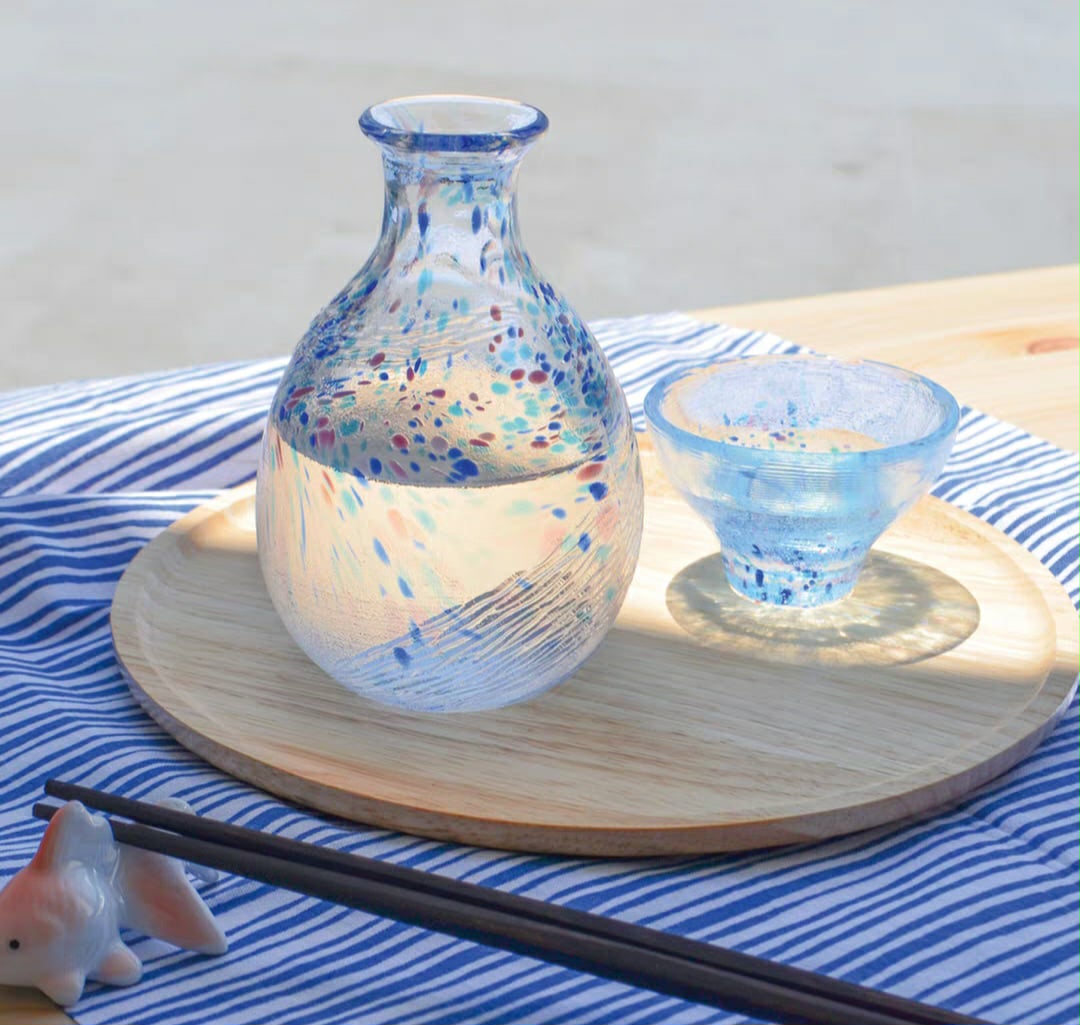 Winter Snow Blue Tea Cup