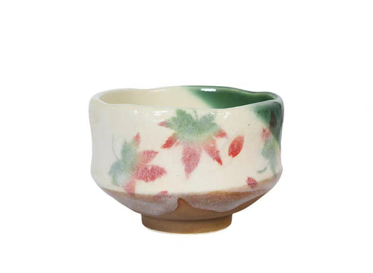 Hatsuichi Small Mino ware Bowl Seasonal Maple Leaves