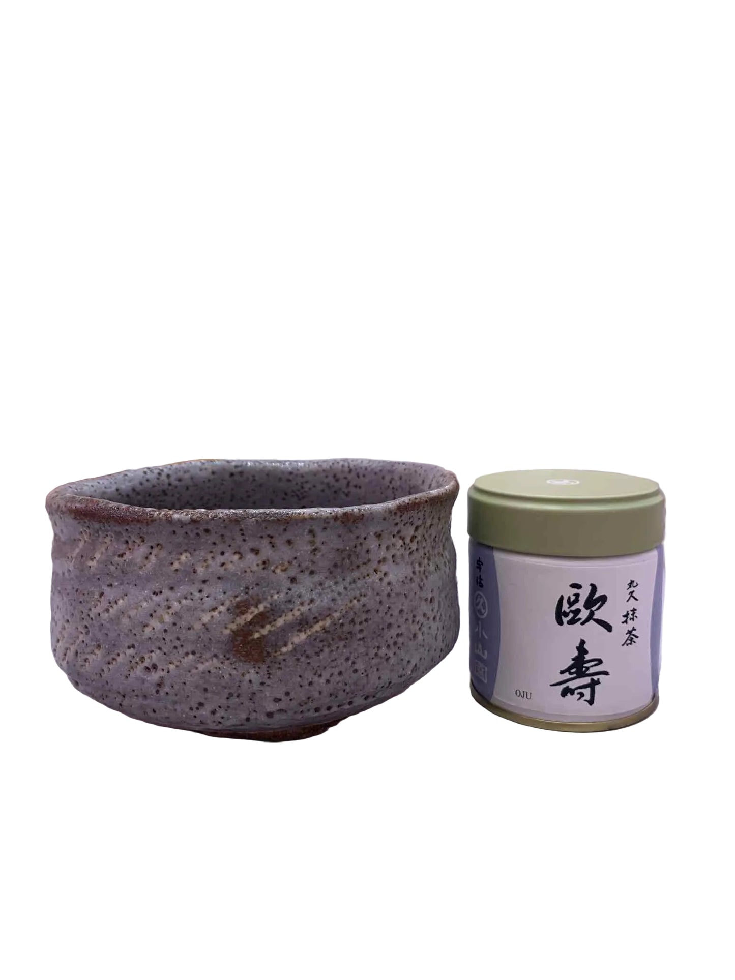 TEA PARTY High Quality Ceramic Tea Bowl-  Grey Natural Scratched