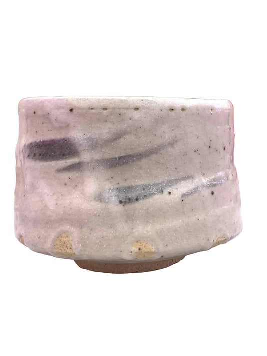 TEA PARTY High Quality Ceramic Tea Bowl- Grey Strokes