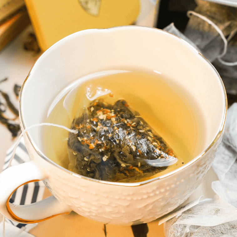 ChaYanYueSe Jiangnan Tea Set ( Peach Oolong & Osmanthus Flower Oolong Tea)