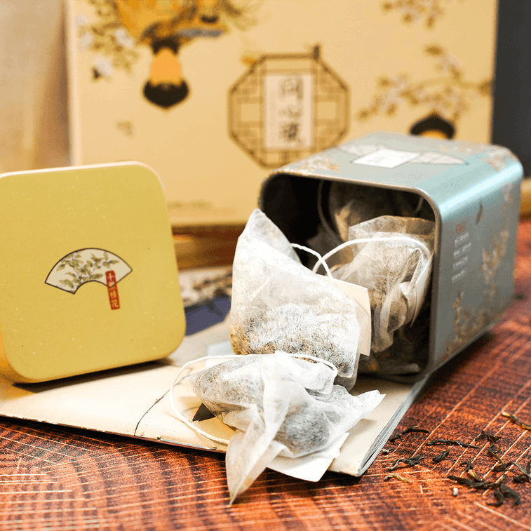 ChaYanYueSe Jiangnan Tea Set ( Peach Oolong & Osmanthus Flower Oolong Tea)