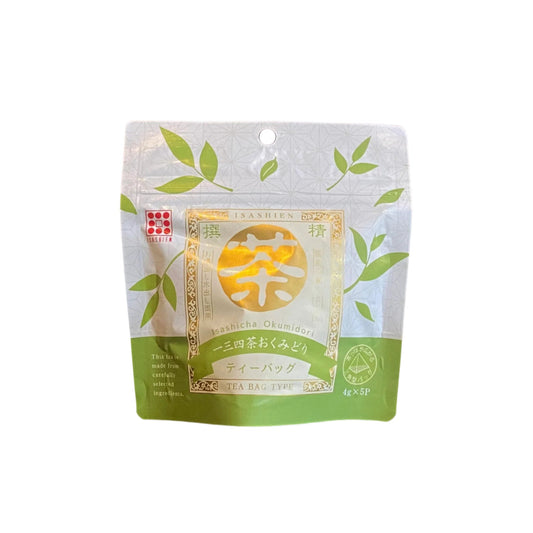 ISASHIEN 134 Okumidori ( 一三四茶おくみどり)４ｇｘ５ｐ