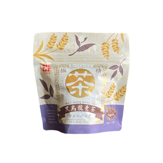 ISASHIEN Black Oolong Barley Tea (黒烏龍麦茶) 4g x 7p