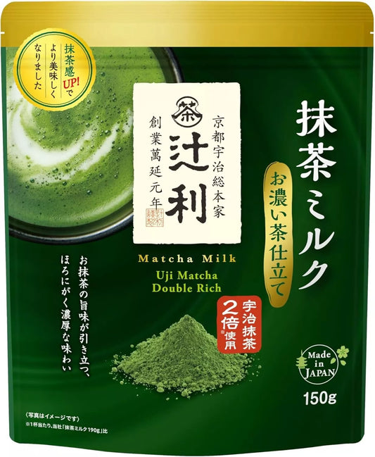 TSUJIRI Kyoto Uji Matcha Milk Double Rich Powder 150g